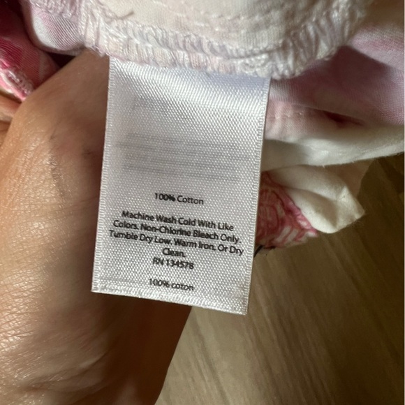 Vineyard Vines Girls Sea Shell Pink cotton shorts 4T - Picture 5 of 6